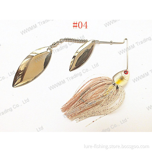 Spinner Bait Fishing Lure Brass Blade Spinner Bait (HWZ004)